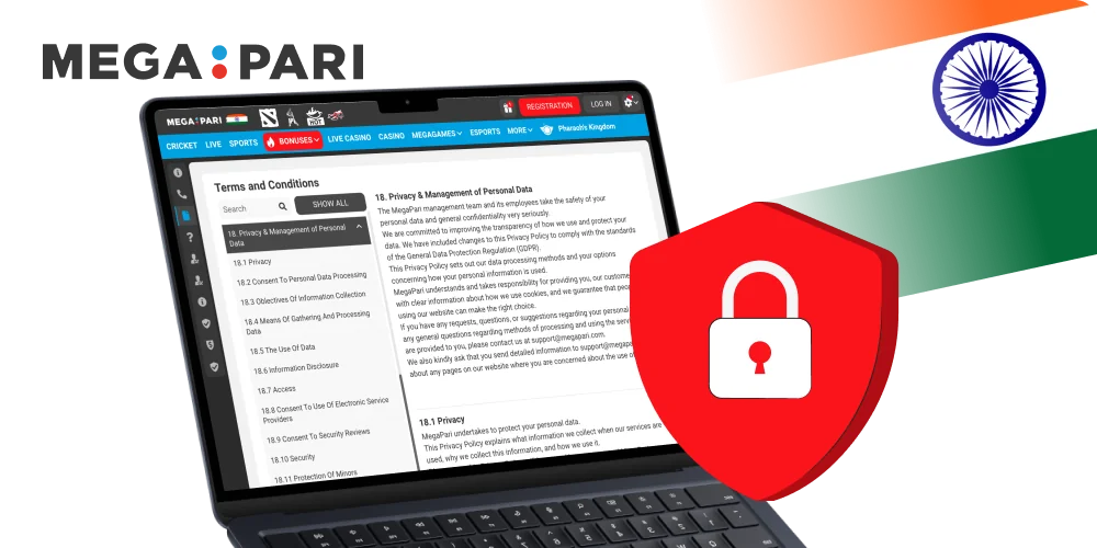 Data protection and privacy guidelines for Megapari India