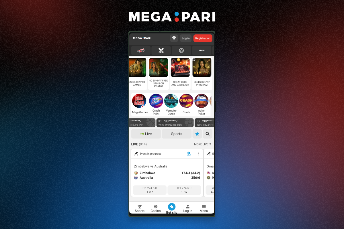 Megapari Mobile App