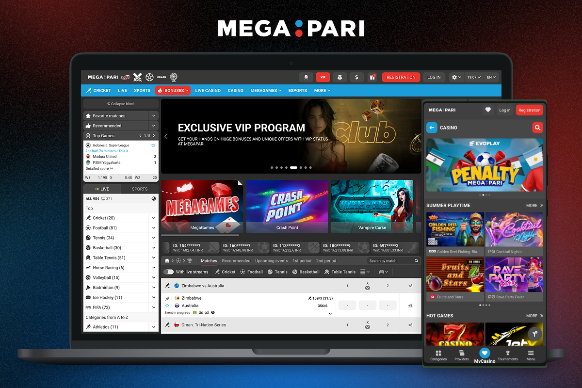 Megapari - Sports Betting and Casino Site