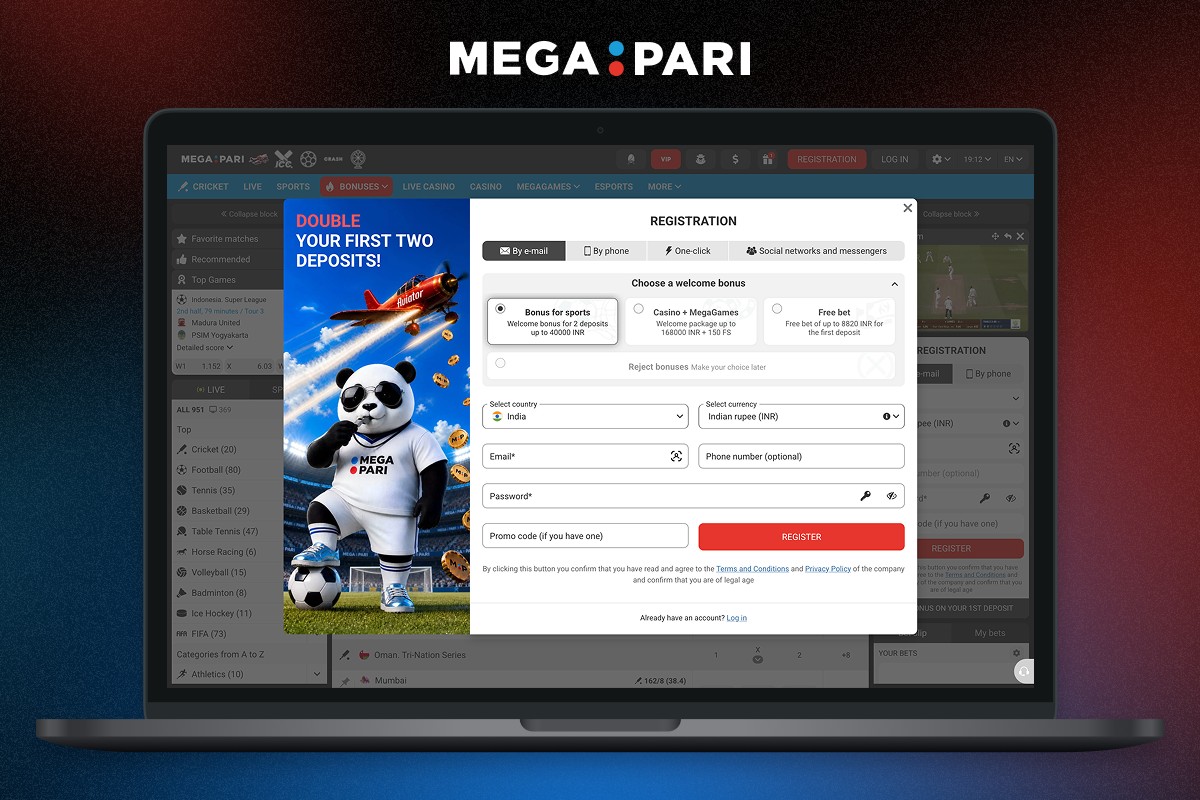 Megapari Registration